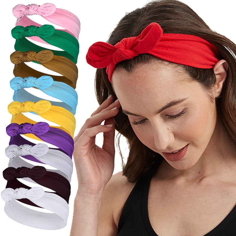 Sport Scrunchie Makeu Turban Hairbands
