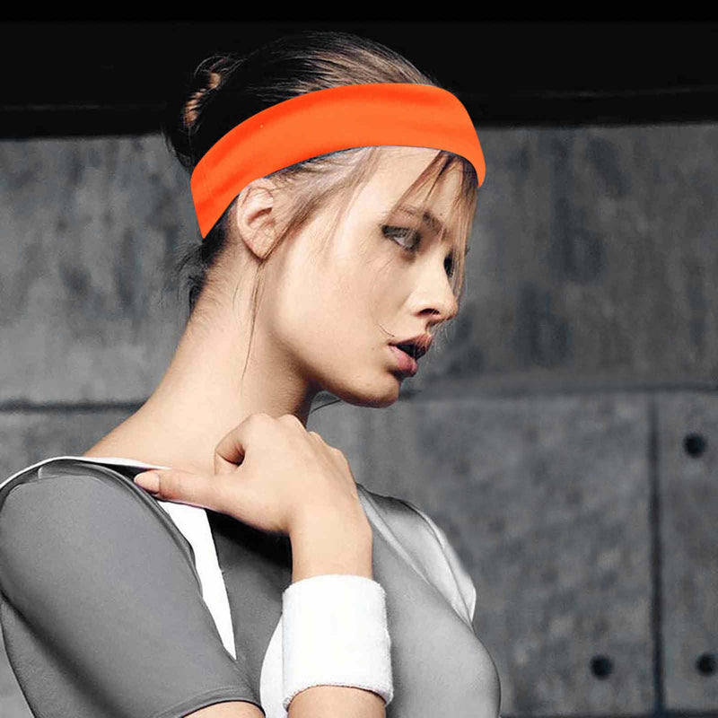 Wide Elastic Yoga Hair Bands