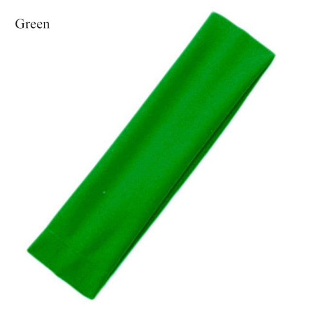 Wide Elastic Yoga Hair Bands