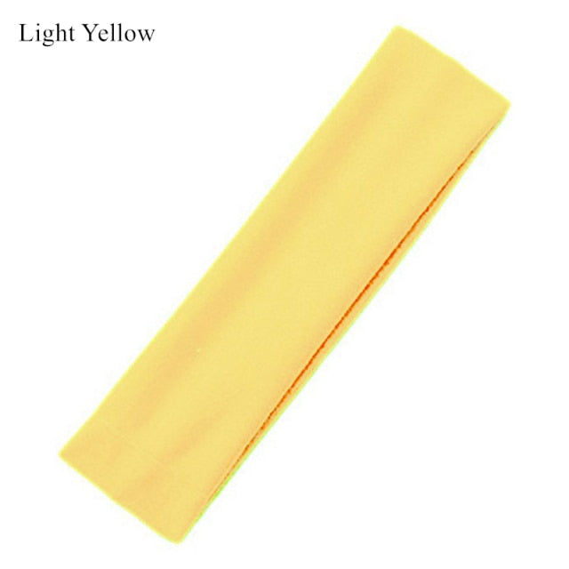 Wide Elastic Yoga Hair Bands
