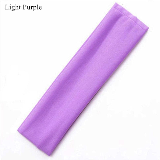 Wide Elastic Yoga Hair Bands