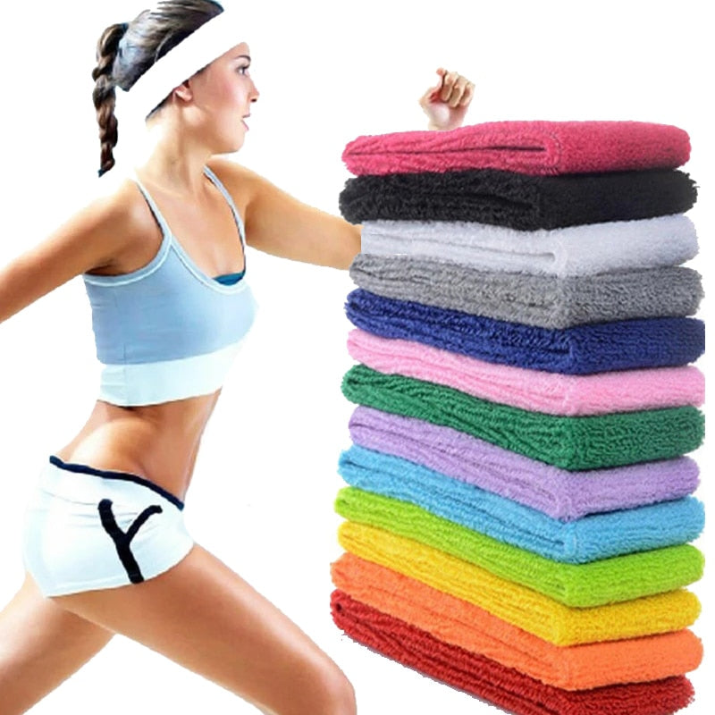 Yoga Fitness Stretch Sweat Sweatband