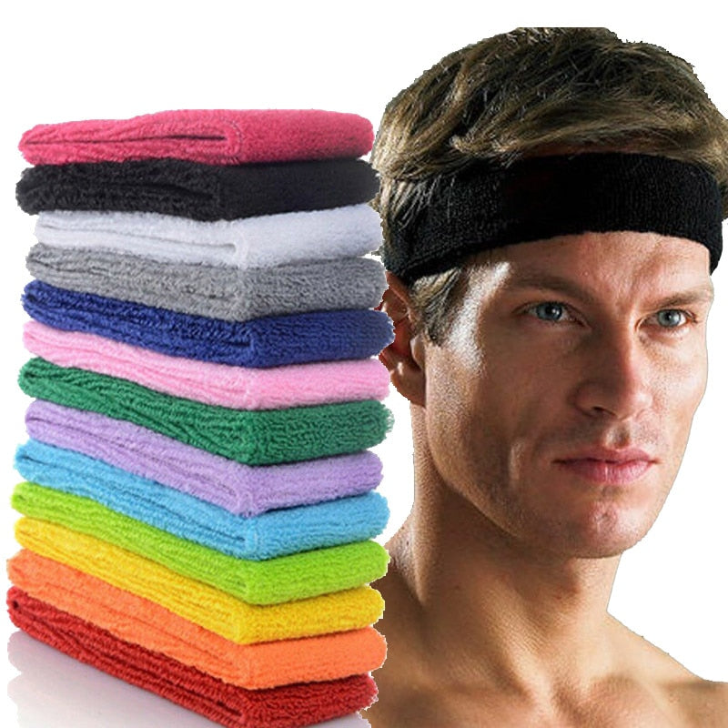Yoga Fitness Stretch Sweat Sweatband