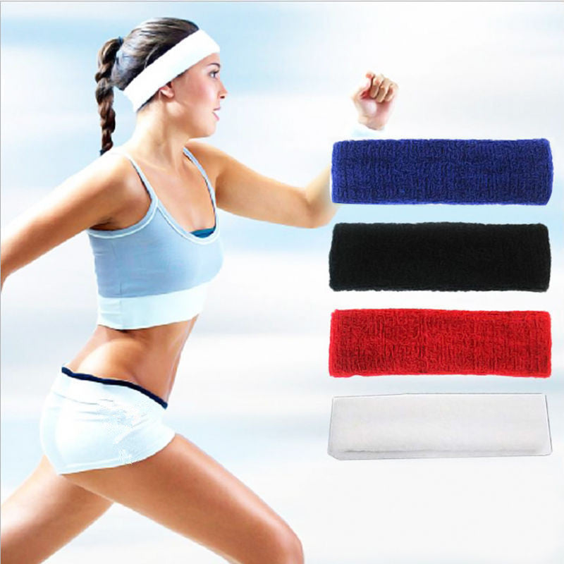 Yoga Fitness Stretch Sweat Sweatband