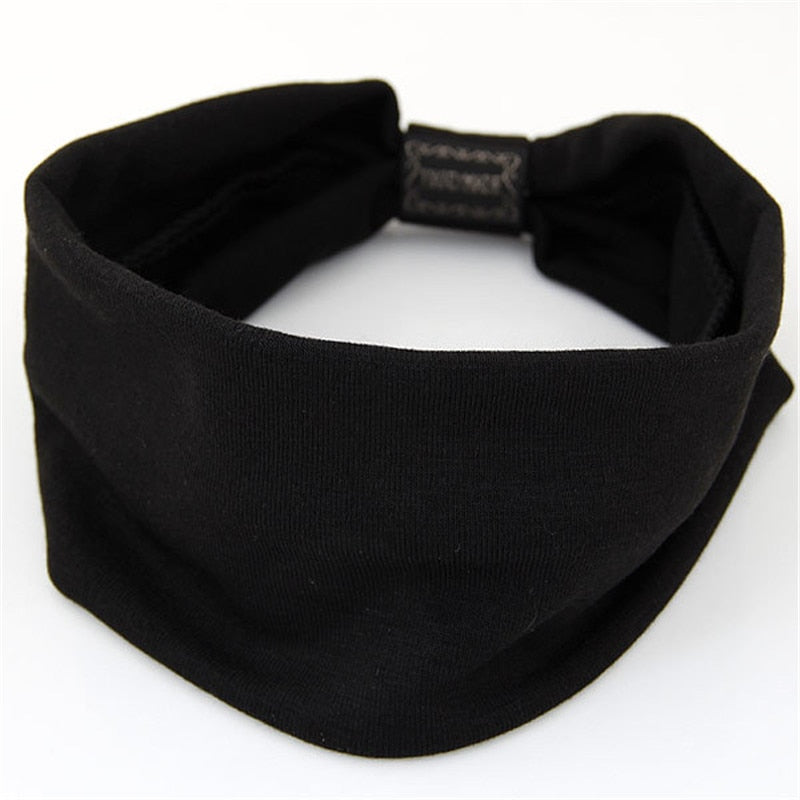 Cotton Wide Stretch Headbands