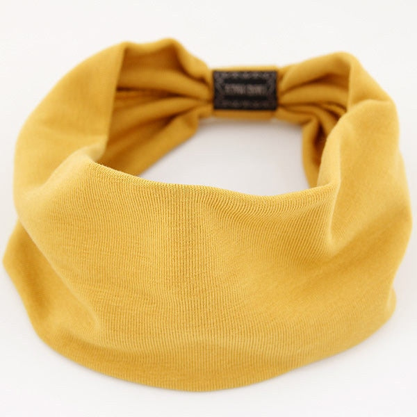 Cotton Wide Stretch Headbands