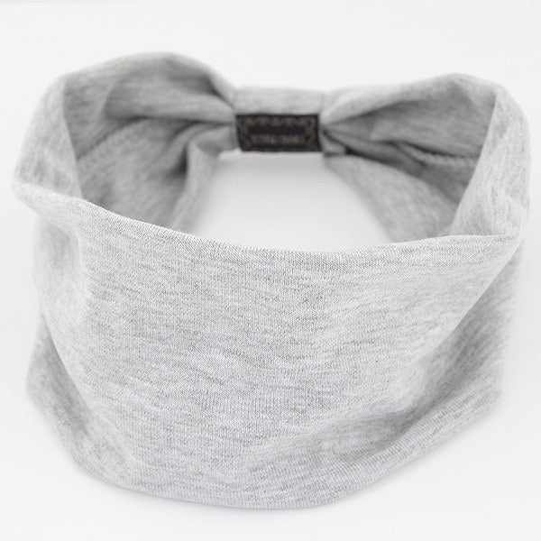Cotton Wide Stretch Headbands