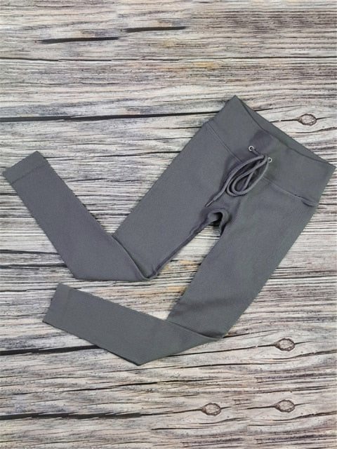 Sport Tights Woman Seamless Knit Yoga Pants