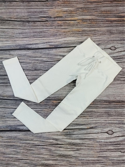 Sport Tights Woman Seamless Knit Yoga Pants