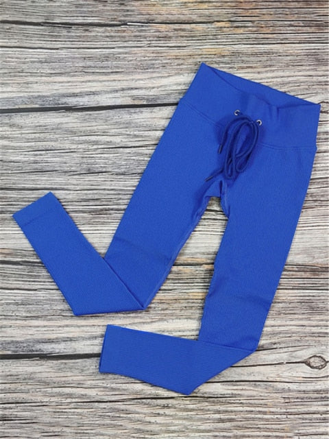 Sport Tights Woman Seamless Knit Yoga Pants